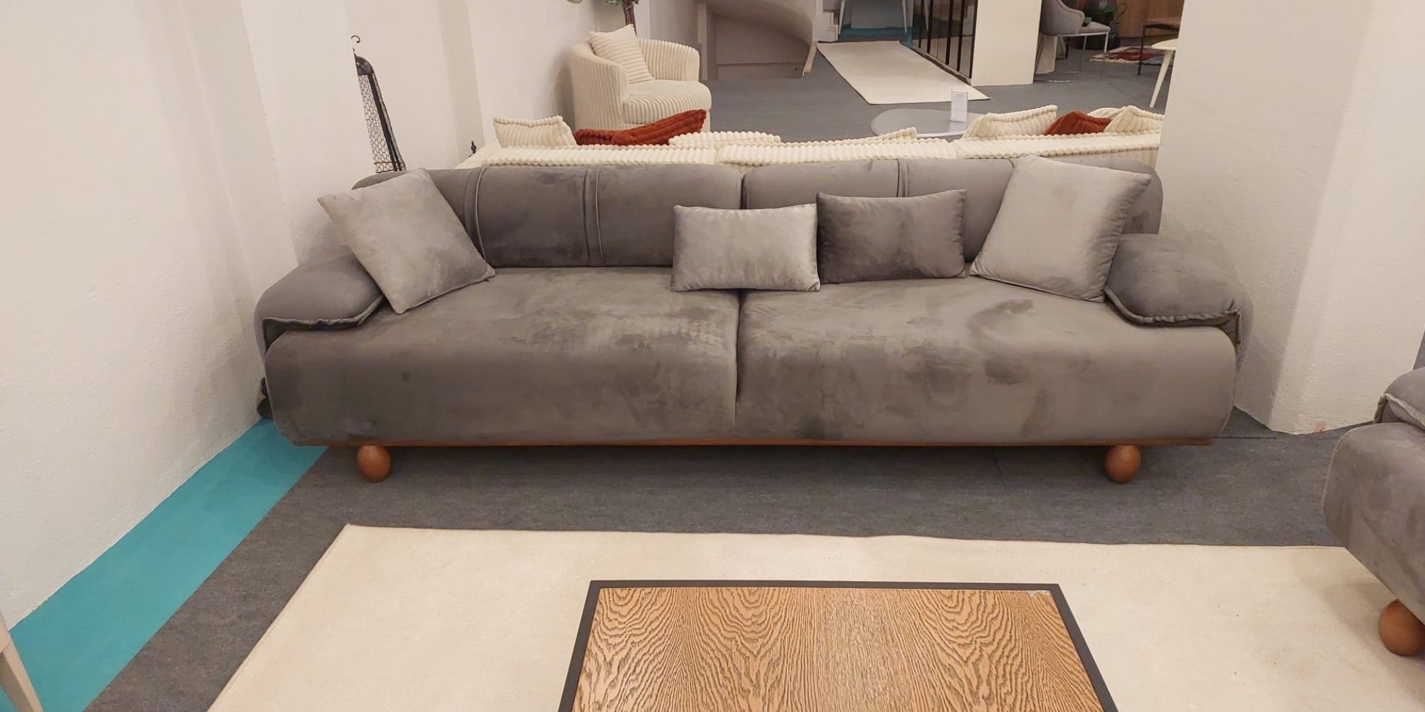 Alfa Koltuk Takımı Antrasit Teşhir